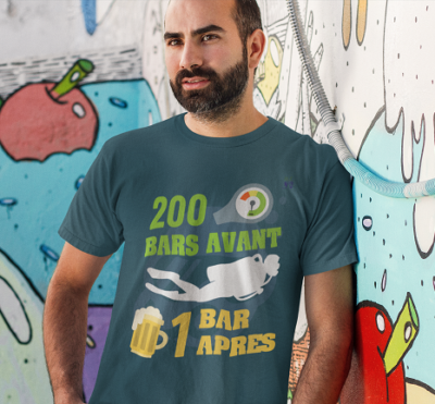 t-shirt plongée apéro