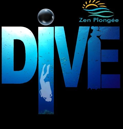 design plongée sous marine pour t-shirt